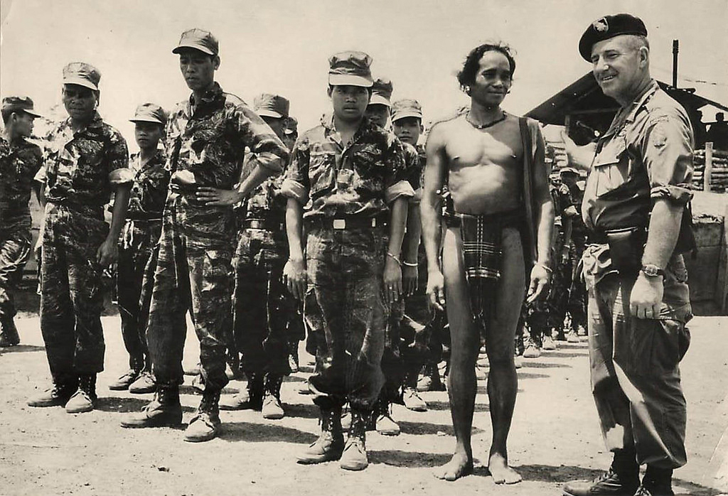 1966, Green Beret commander has new recruit for his veteran Montagnard outfit 1966, Green Beret commander has new recruit for his veteran Montagnard outfit